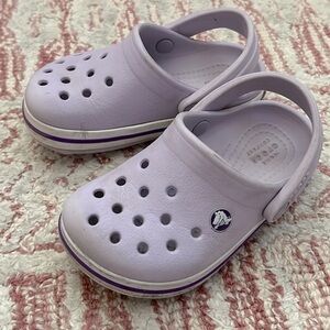 Crocs purple toddler size 7